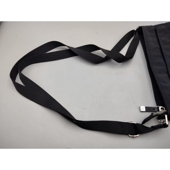 Baggallini Nylon Crossbody Black Purse w/ Outer Pockets 11x7" Bag - Picture 7 of 9